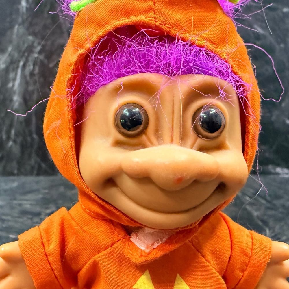 RUSS Troll Doll with Pumpkin Costume - Picture 4 of 15